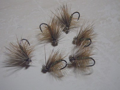 Elk Hair Caddis flies