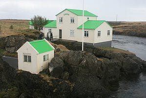 Iceland fishing lodge