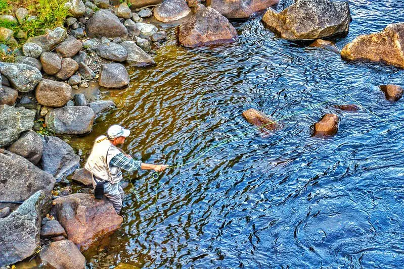 Lake Rocks fly fishing