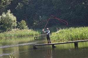 Learning the art of fly casting 1