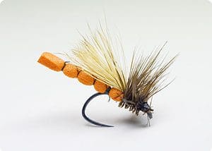 Barbless Caddis fly hook for trout