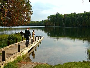 Bass fishing dock