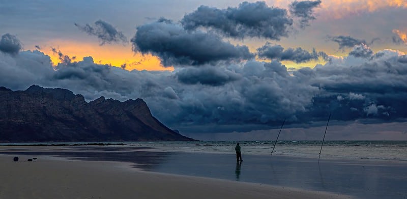 fishing storm changing weather