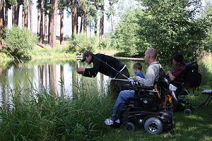 Helping out disabled anglers